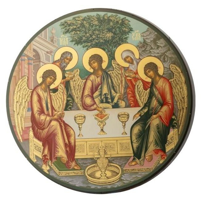 Образ Пресвятой Троицы Троицкой башни Московского Кремля (воссоздан в 2023 году).jpg Образ Пресвятой Троицы Троицкой башни Московского Кремля (воссоздан в 2023 году).jpg